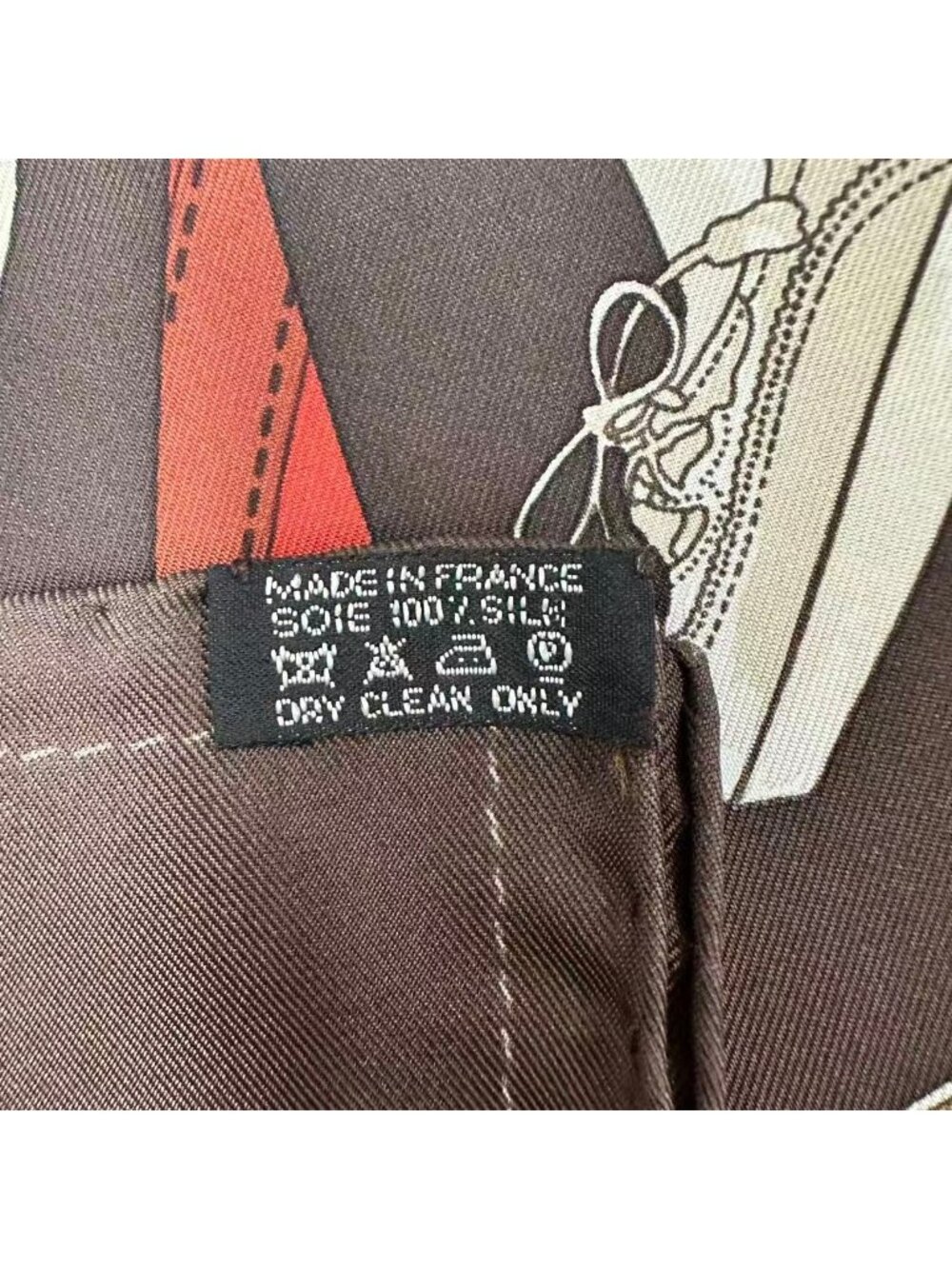 Hermes Scarf Carre 90 Silk Monsieur Et Madame & - Picture 8 of 8